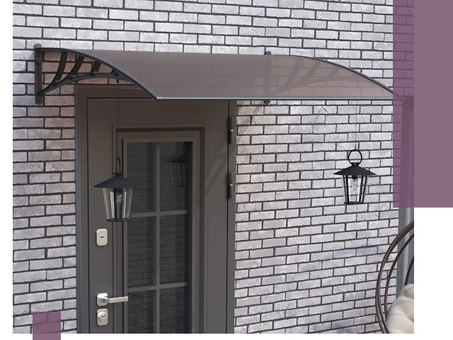 Недорогие козырьки и навесы под ключ в Краснокамске