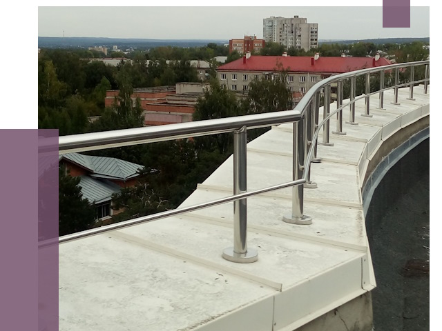 Парапеты и ограждения кровли в Краснокамске от 4916 руб.