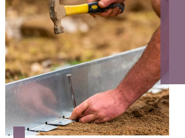 Монтаж металлических бордюров в Краснокамске быстро и качественно