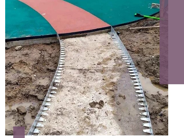 Металлические бордюры для дорожек в Краснокамске — монтаж и изготовление