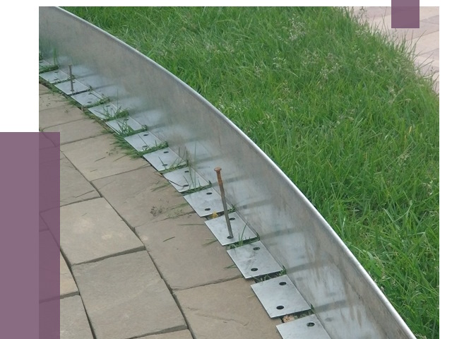 Металлические бордюры для тротуаров в Краснокамске от 8616 руб.