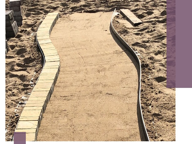 Металлические бордюры для тротуаров в Краснокамске — прочные и долговечные