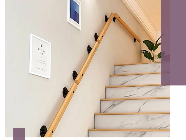 Поручни металлические и деревянные под ключ в Краснокамске