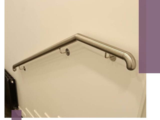 Изготовление пристенных поручней в Краснокамске под ключ за сроки