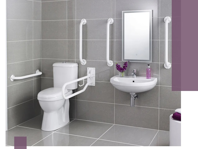 Поручни для санузлов в Краснокамске: установка, ремонт и монтаж