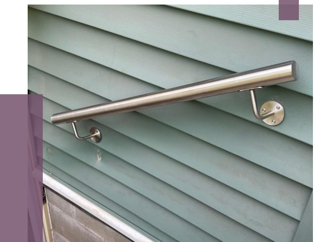 Поручни из нержавеющей стали в Краснокамске от 7603 руб.  | ПРОЛЁТ-Кнм